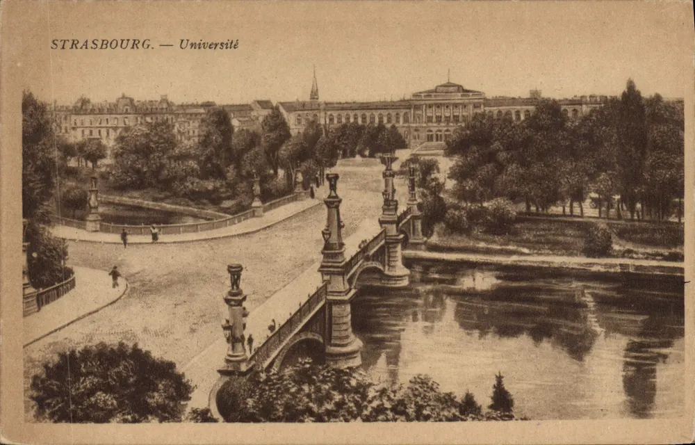 Estrasburgo — Universidade — edição artística Gustave-Doré - Frente