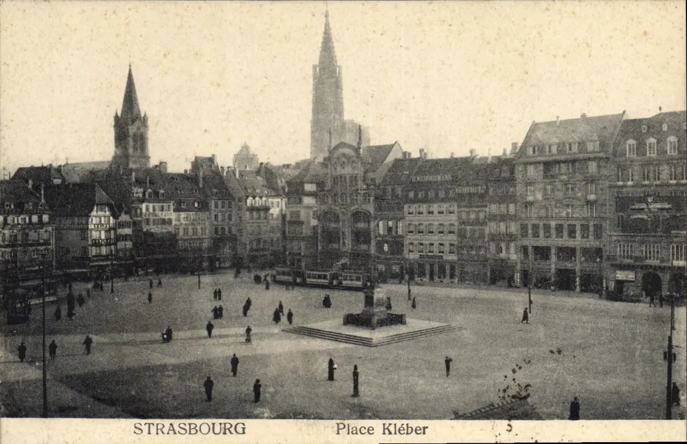 Strasbourg — Place Kléber — editor desconhecido, n° de série 52 - Frente