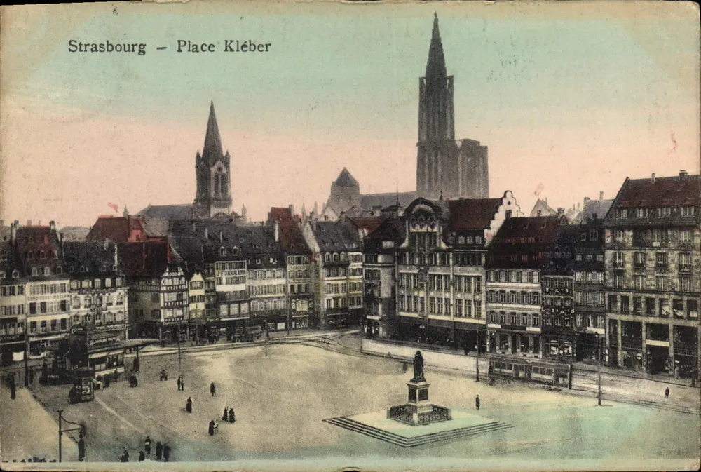 Estrasburgo — Praça Kléber — editor não identificado - Frente