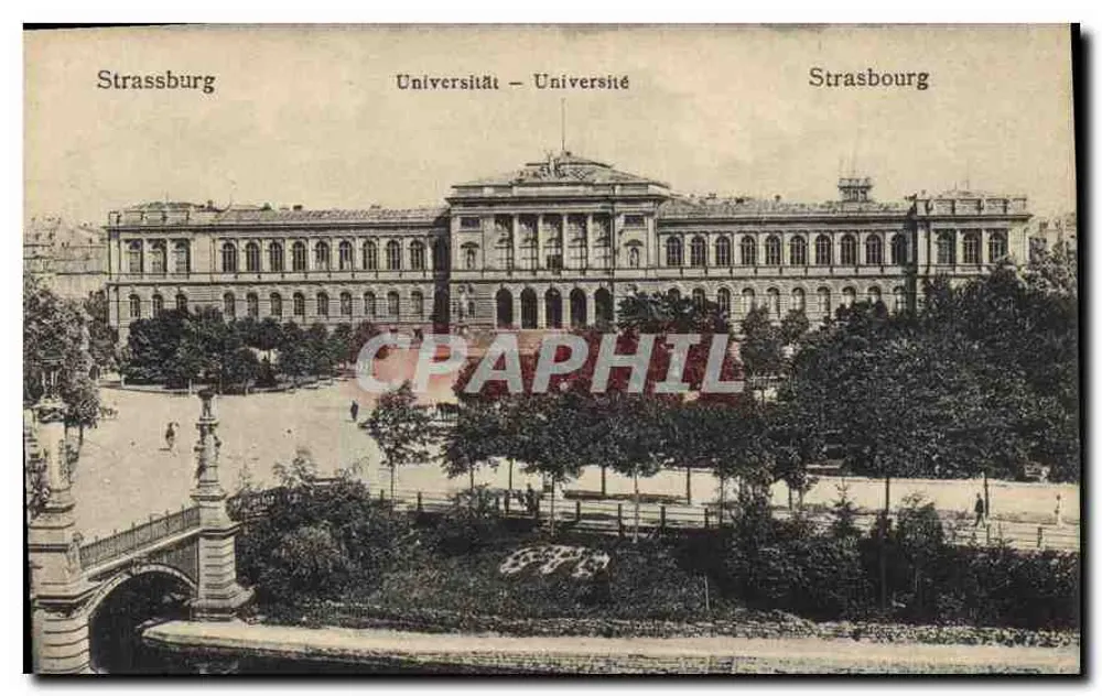 Estrasburgo — Universidade — editor desconhecido, número de série não visível - Frente