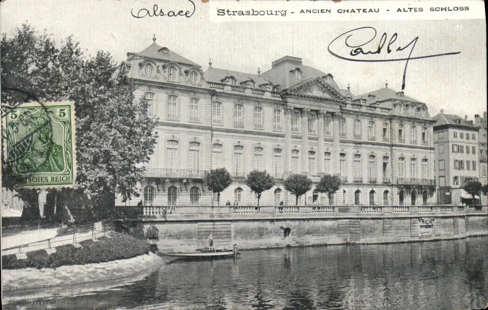 Straßburg - Altes Schloss - Altes Schloss — Verlag J. Manrique, Nr. II - Vorderseite