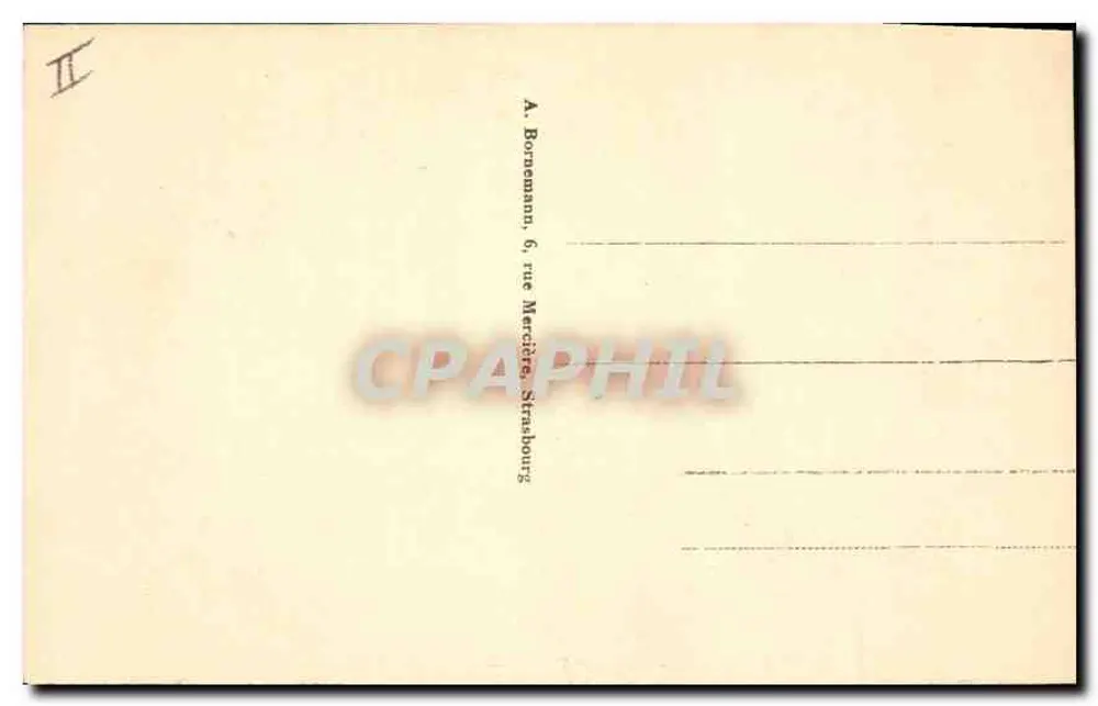 स्ट्रासबर्ग - केहल के पुल — प्रकाशक A. Bornemann, संख्या 185 - पीछे