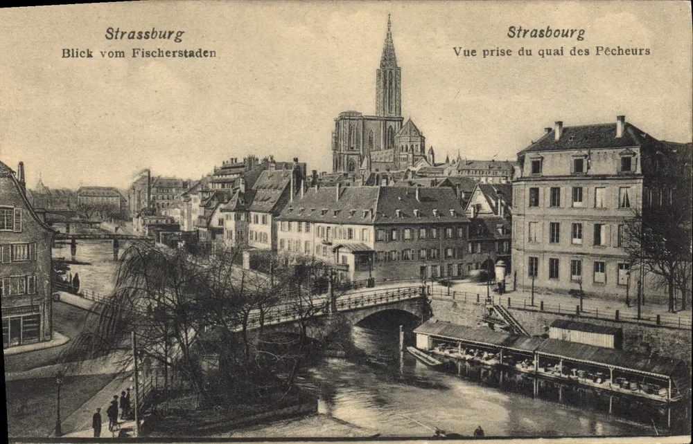 Straßburg — Ansicht vom Fischereihafen — n° 06 - Vorderseite