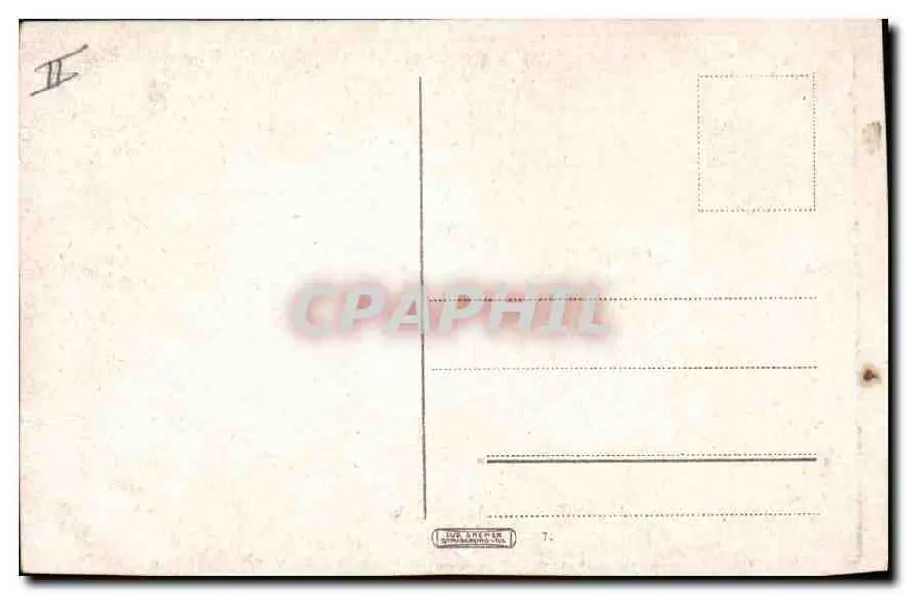 Alt Straßburg i. Els. — Ansicht des Kanals — Verleger: Rud. Bacher, Straßburg i. Els. - Rückseite