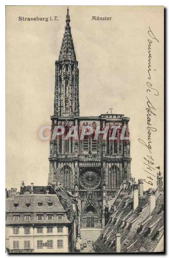 Strasbourg i. E. — Catedral Notre-Dame — Victor's Kunstverlag, n° 13468 - Frente