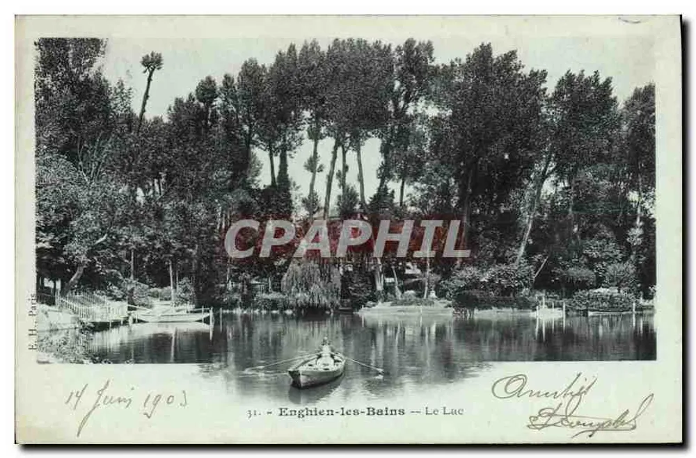 Enghien-les-Bains — O Lago — E. H. Paris, n°31 - Frente