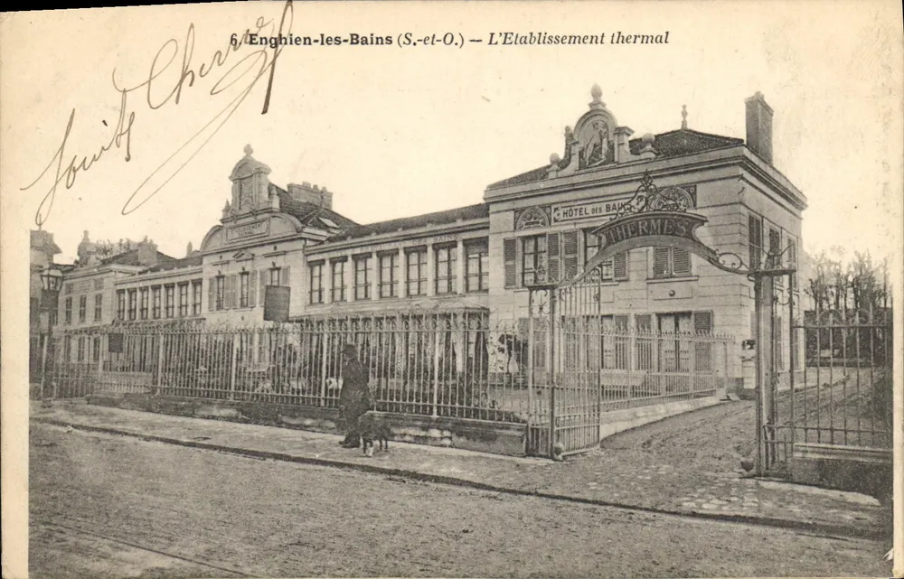 Enghien-les-Bains (S.-et-O.) — Thermaler Betrieb — Hotel des Thermes - Vorderseite