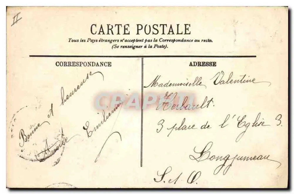 Enghien — Der See und die Insel der Schwäne — LL. - Rückseite