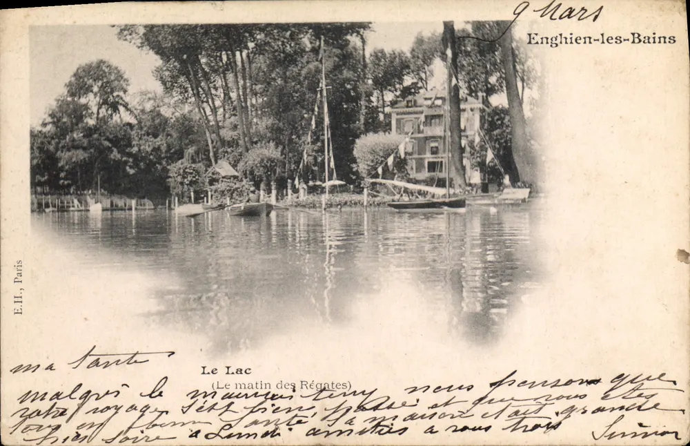 Der See (Der Morgen der Regatten) — Enghien-les-Bains — E.II, Paris - Vorderseite