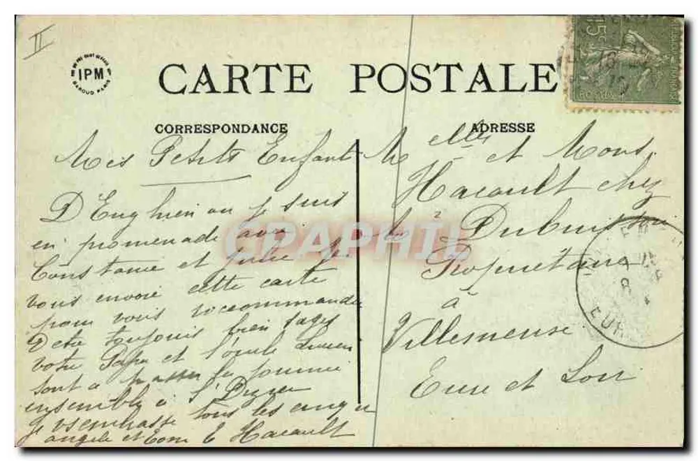 Enghien-les-Bains — Perspektywa Jeziora — N° 12 - Rewers
