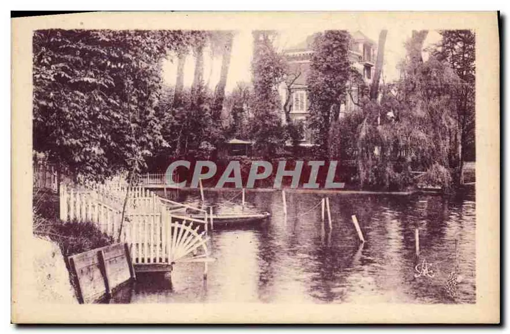 Enghien-les-Bains — Ecke des Sees am Mye-Brücke — unbekannter Verlag, Seriennummer 9 - Vorderseite