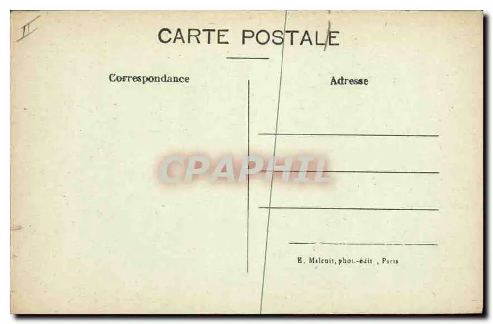 Enghien-les-Bains (S.-e.-O.) — Les Bords du Ru — E.M. n° 849 - Verso
