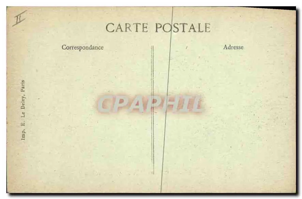 Enghien-les-Bains — Ein Eck des Sees — Imp. E. Le Deley, Paris - Rückseite