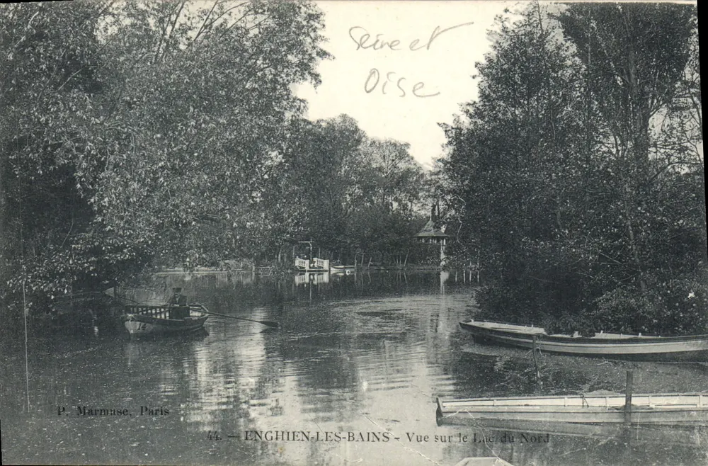 Enghien-les-Bains — Blick auf den See du Nord — P. Marmase, Paris, n°44 - Vorderseite