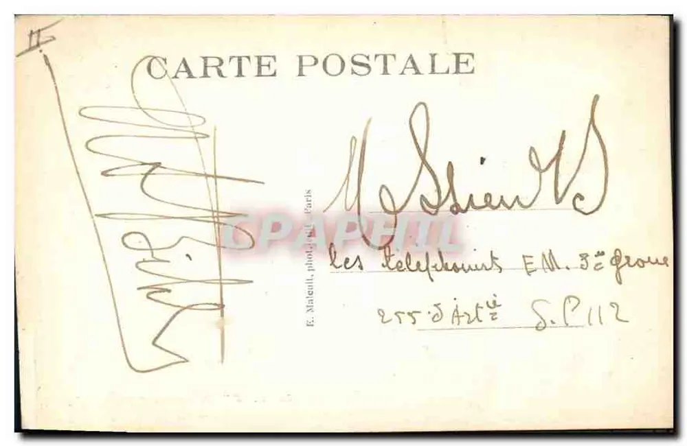 Die Ufer des Ru — Enghien-les-Bains (S.-&-O.) — E.M. 1949 - Rückseite