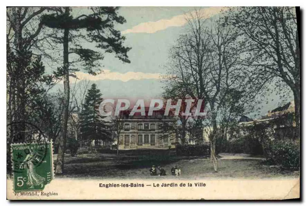 Enghien-les-Bains — Der Garten der Stadt — J. Moirand, Enghien - Vorderseite