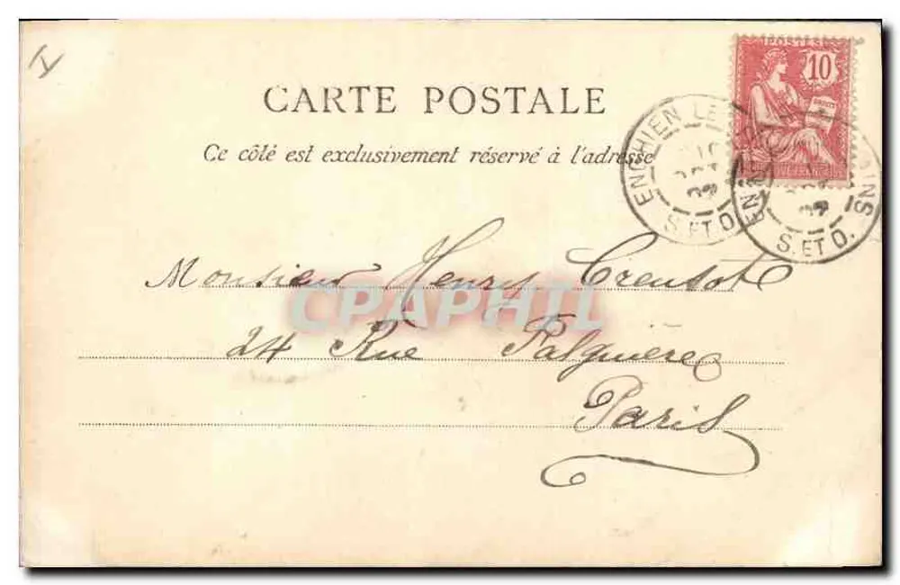 Enghien-les-Bains — O Lago — Editor não identificado - Verso