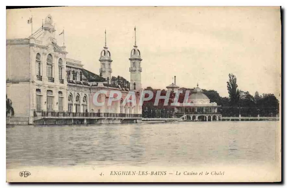 Enghien-les-Bains — Das Casino und das Chalet - Vorderseite