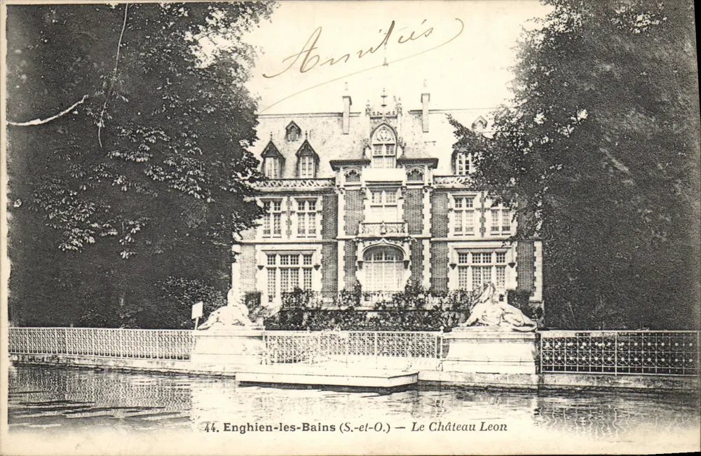 Enghien-les-Bains (S.-et-O.) — Schloss Leon - Vorderseite