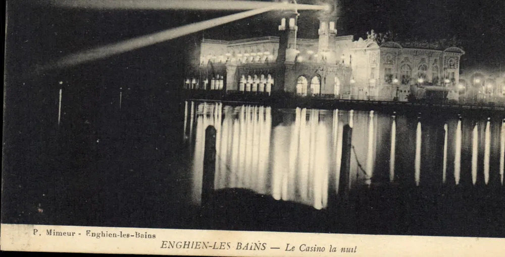 Enghien-les-Bains — Das Casino in der Nacht — P. Mimeur - Vorderseite