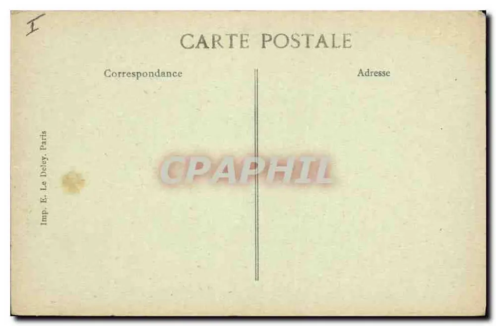Enghien-les-Bains — Eingang zum Casino — Imp. E. Le Deley, Paris - Rückseite