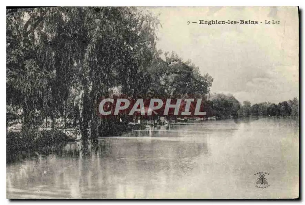 Enghien-les-Bains — O Lago — editor Marbille - Frente