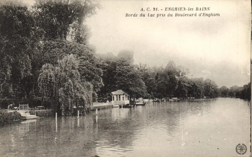 Ufer des Sees vom Boulevard d'Enghien — Enghien-les-Bains — A.C. 24 — Phototype 'A. C. 24' - Vorderseite