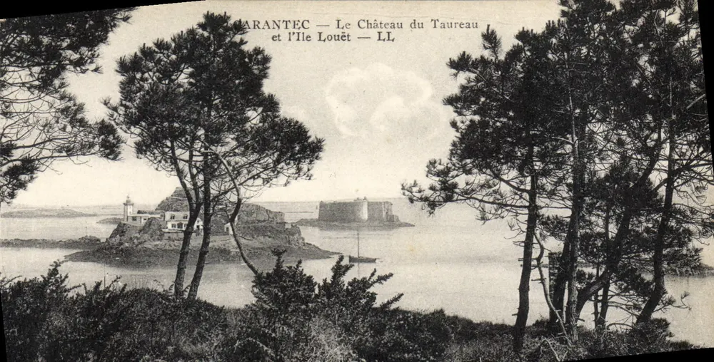Carantec — Schloss des Bullen und Insel Louët — LL - Vorderseite