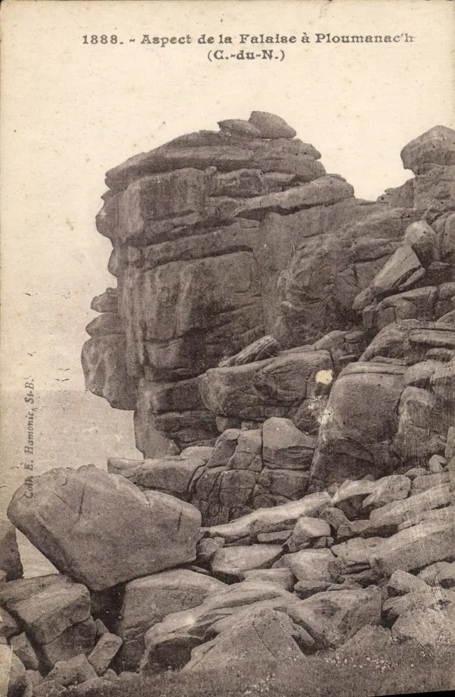 Klippe bei Ploumanac'h — (C.-du-N.) — E. Harmonis, St-B. - Vorderseite