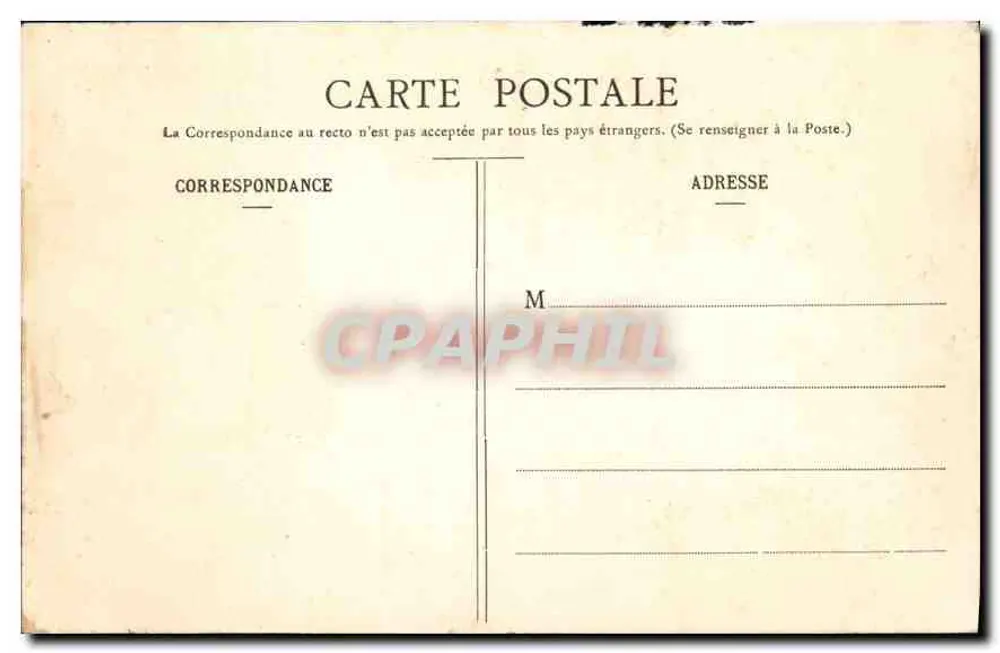 Chailles-les-Eaux — O Parque — E. Bsynaure, Loteteur, n°345 - Verso