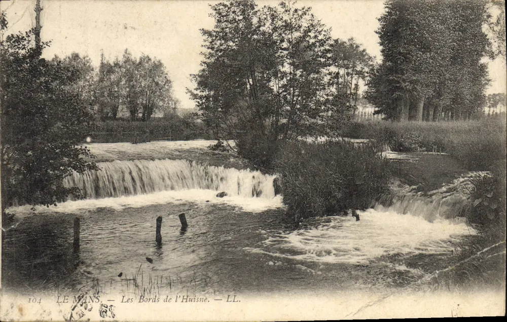 Les Bords de l'Huisne — LE MANS — LL. — n° 104 - Frente