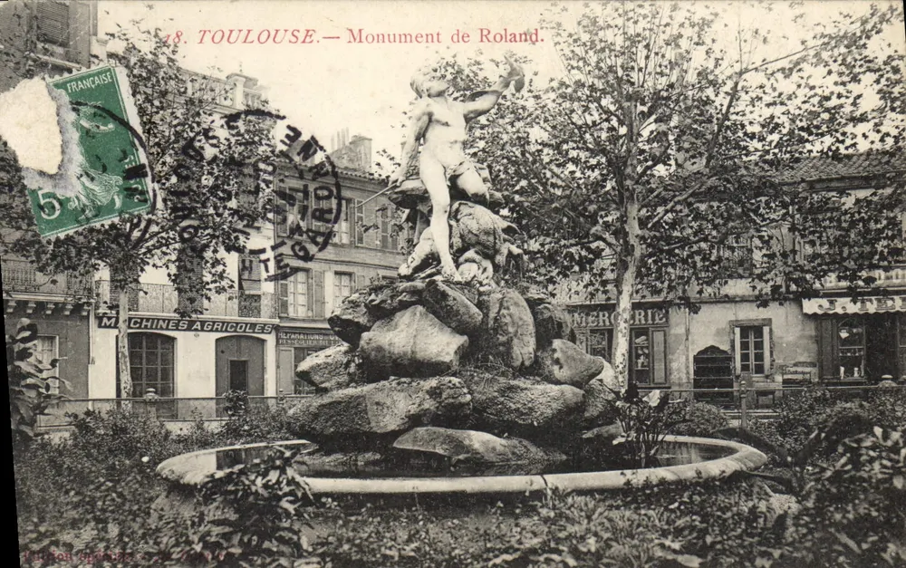 Toulouse — Monumento de Roland — Editor: C. P. A. (n° 18) - Frente