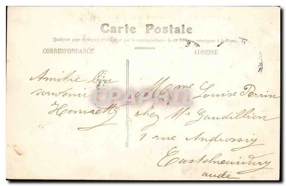 Toulouse — Monumento de Roland — Editor: C. P. A. (n° 18) - Verso