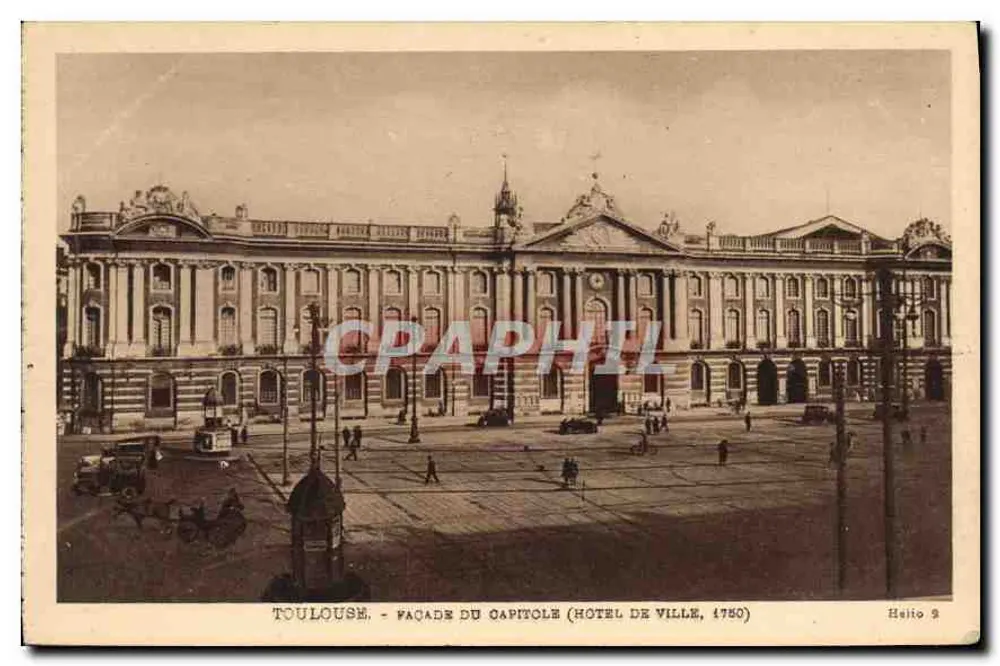 Toulouse - Fassade des Capitols (Stadthaus, 1780) — Helio 3 - Vorderseite
