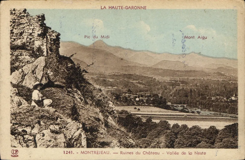 Montréjeau — Ruinen des Schlosses — Tal der Neste — Haute-Garonne - Vorderseite