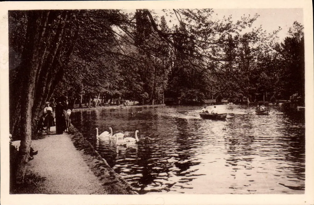 Beaune (Côte-d'Or) — Parc de la Bouzaize — Le Lac et la Plage - Vorderseite