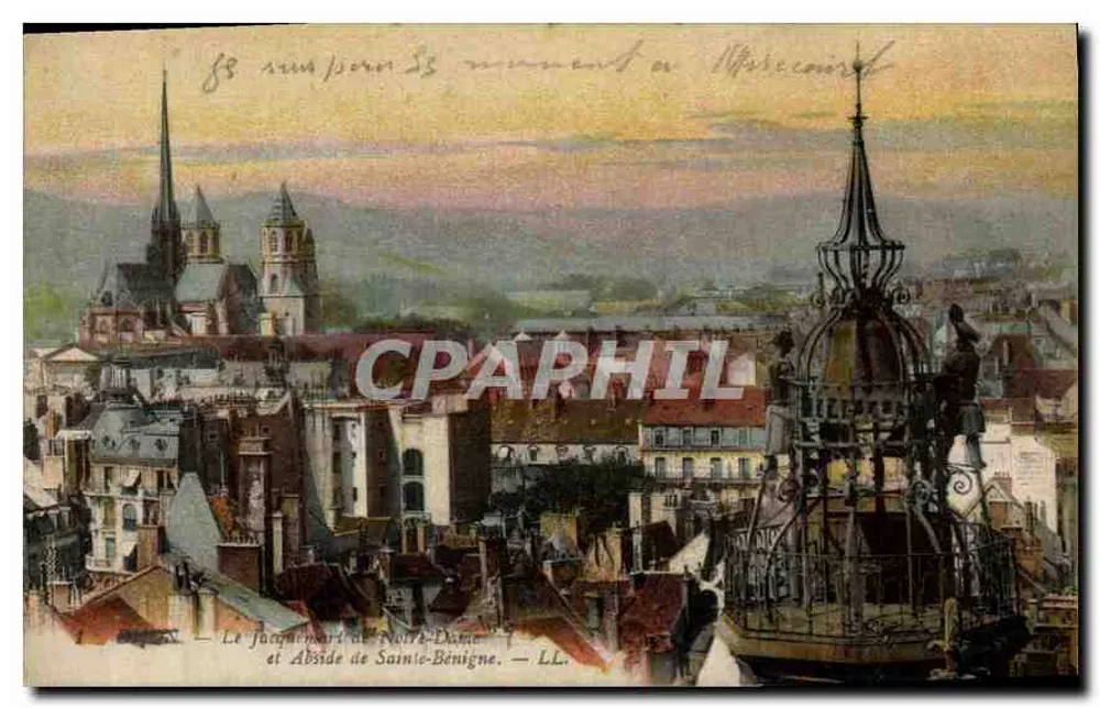 Der Jacquemart von Notre-Dame und das Kloster Sainte-Bénigne — LL. - Vorderseite