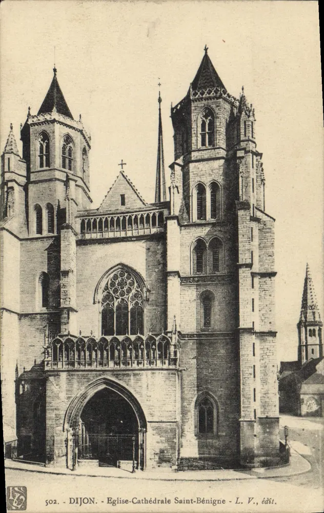 Dijon - Kathedrale Saint-Bénigne — L. V., ed. no. 502 - Vorderseite