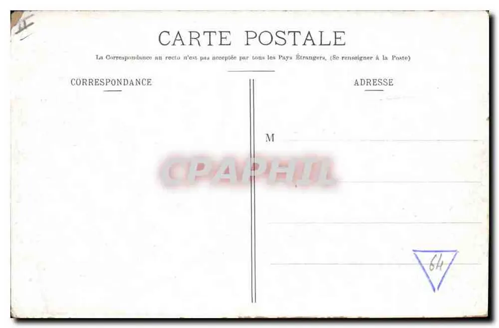 Dijon - Estátua de São Bernardo — editor anônimo, n° 10 - Verso