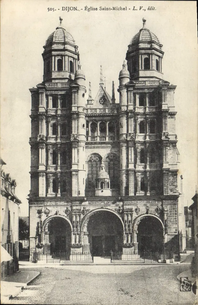 Dijon — Igreja de São Miguel — L. V., editor - Frente