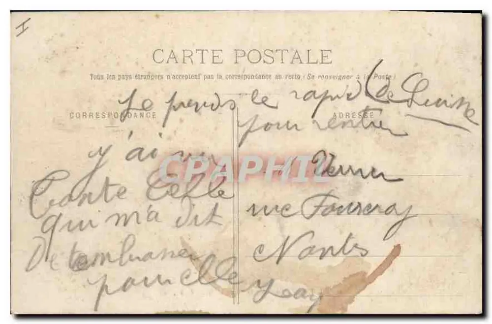 Dijon - Square de la Place Darcy — L. V. n°25 - Verso