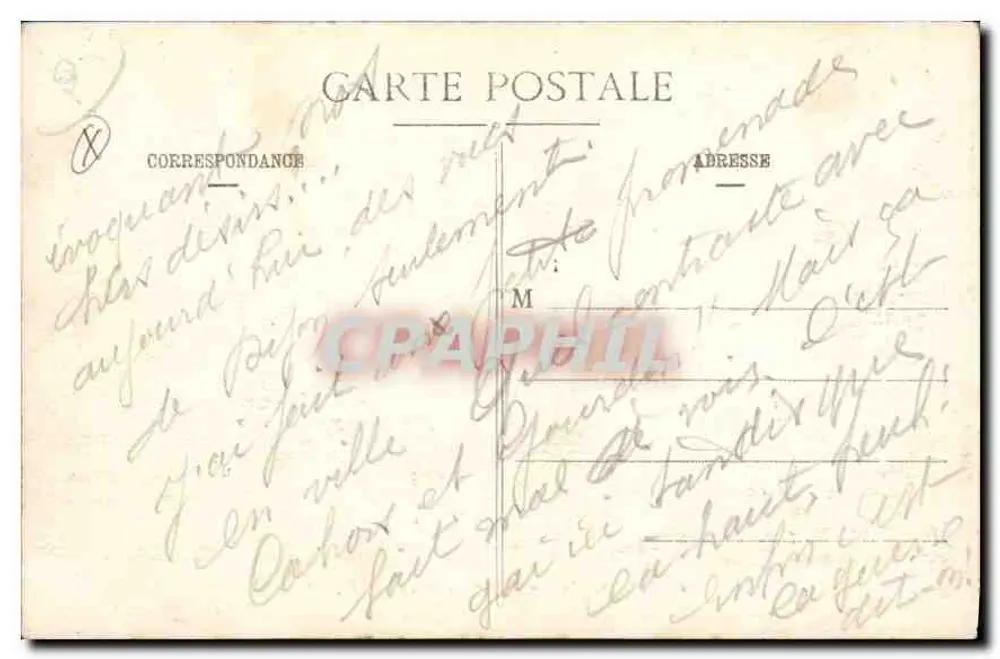 Square de la Place Darcy — Dijon — L. V., edição n° 667 - Verso