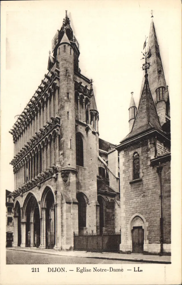 Dijon — Igreja de Nossa Senhora — LL, n° 211 - Frente