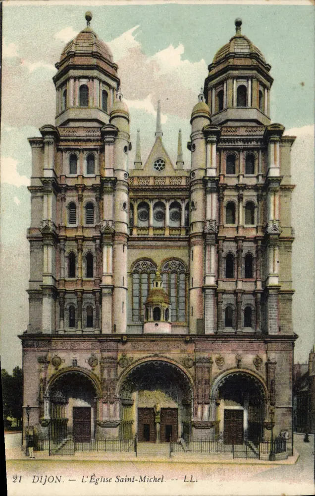 DIJON — A Igreja de São Miguel — LL. n°21 - Frente