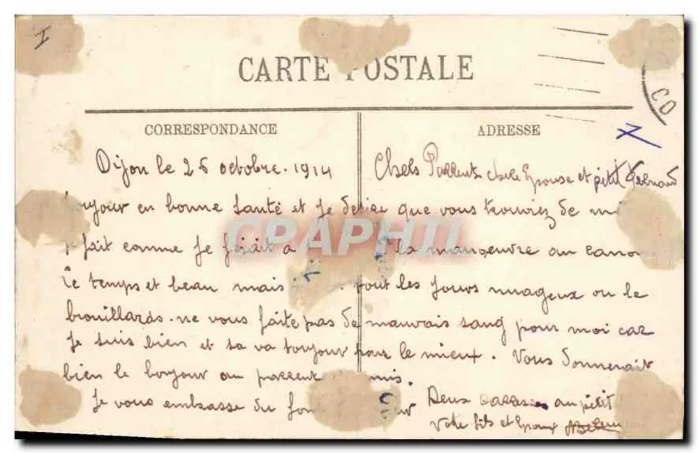 DIJON — A Igreja de São Miguel — LL. n°21 - Verso
