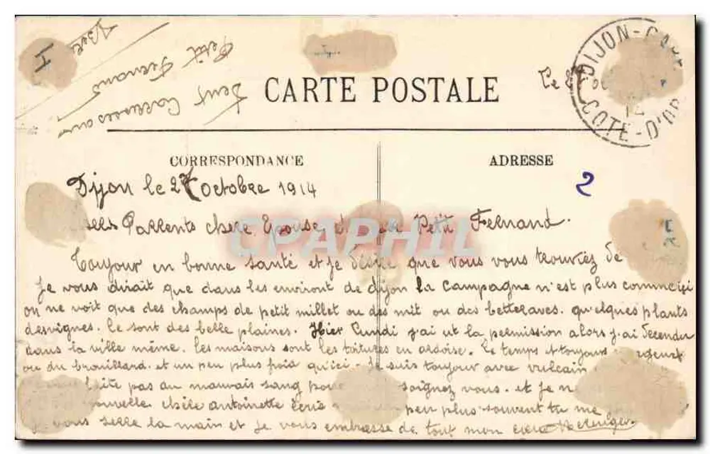 Dijon — A Igreja de Santa Bénigne — LL. — n°15 - Verso