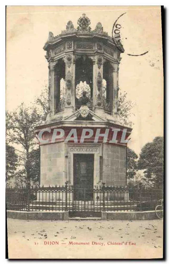 Dijon — Monumento Darcy, Château d'Eau — editor não identificado, n° de série 21 - Frente