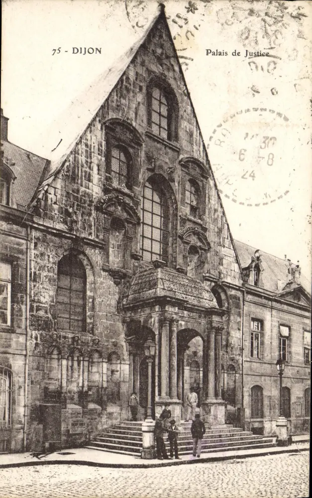 Palácio de Justiça — Dijon — editor desconhecido, número de série não visível - Frente