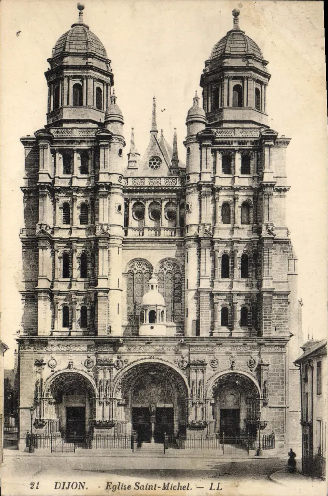 Dijon - Kerk van Sint-Michaël — LL, n°21 - Voorkant