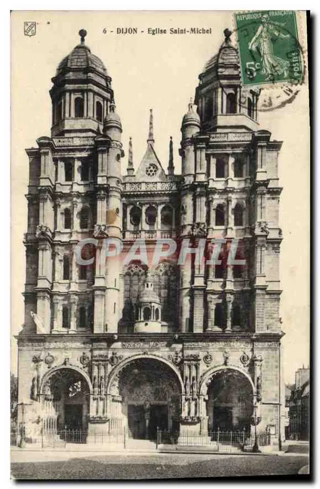 Dijon - Igreja de São Miguel — editor desconhecido, n° de série 6 - Frente
